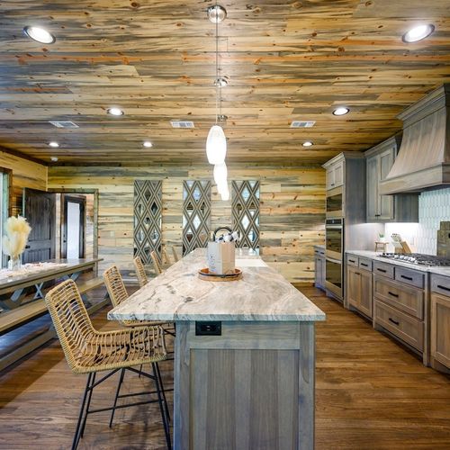 The kitchen and formal dining area.