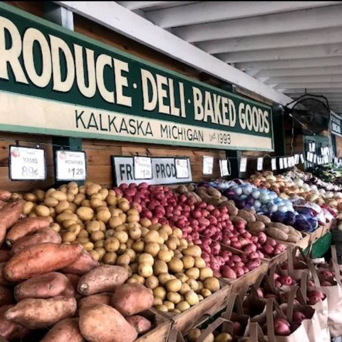 Area attractions:  cherry street market is locted on m72 in kalkaska. Enjoy local produce and products. Open may thru october. (weather permitting)