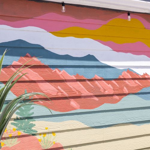 Playful pops of color fill this space with thoughtful touches throughout.