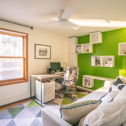 Main floor - Work from home space.