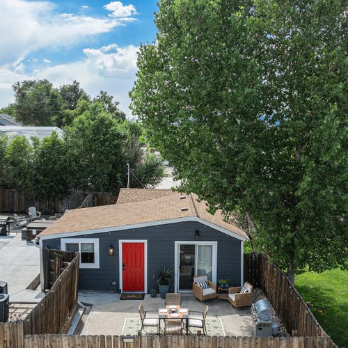 Enjoy wide-open skies and fresh air under the shade of the trees.