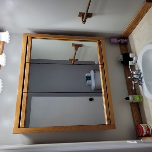Bathroom:  the home has a full bathroom with a combination tub and shower.