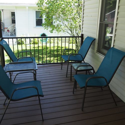 Overall:  the private front porch