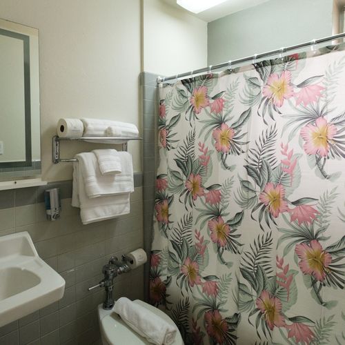 Style in Every Corner. A bathroom with personality and all the essentials.