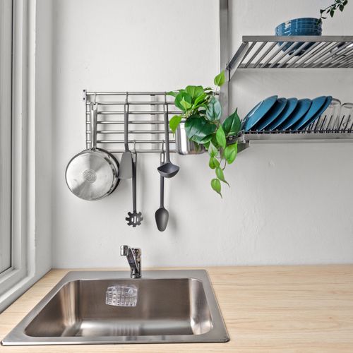 A cozy kitchen setup with everything you need to whip up delicious meals.