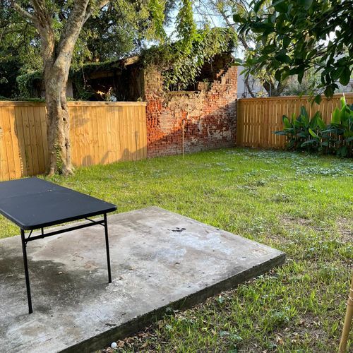 outdoor space, perfect for enjoying the New Orleans weather
