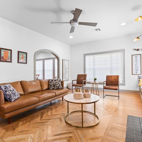 Open Living Room with TV