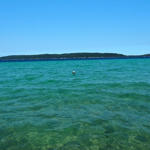 Exterior:  another photo of the gorgeous lake and the mooring buoy for boats.