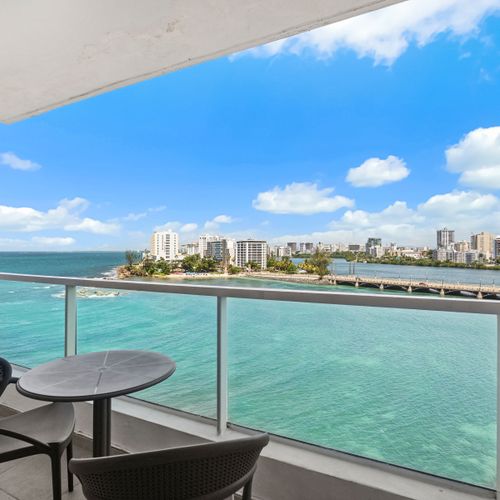 Your private oasis with an unparalleled view: perfect for morning coffee or evening sunsets over the lagoon.
