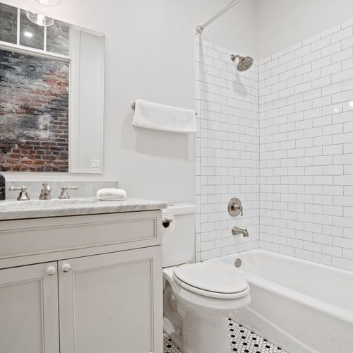 Bathroom space with everything you could need for the perfect space