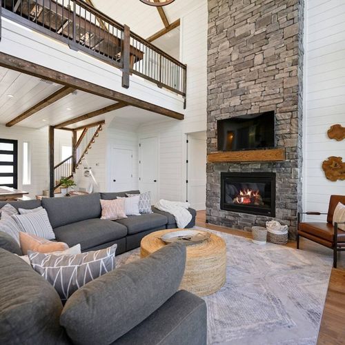 Luxury seating in the main living room!