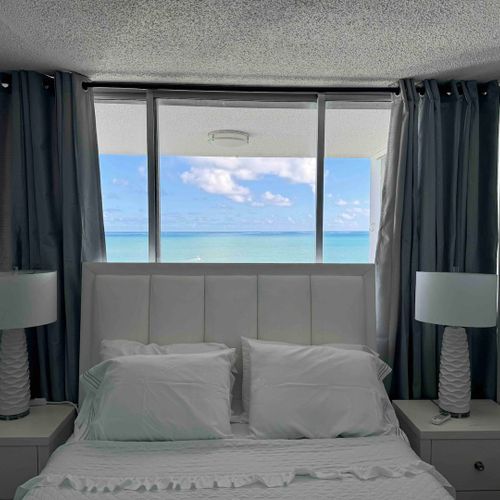 Wake Up to Paradise: Experience serene mornings with stunning ocean views right from the comfort of your luxurious bed.
