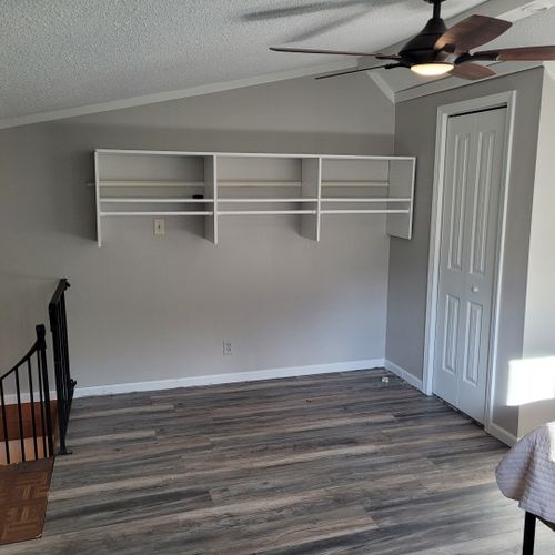 Loft:  there is an upstairs loft area with a full-size bed and a twin bed.