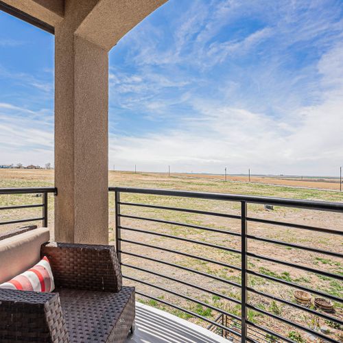 Multiple balconies to breathe in nature