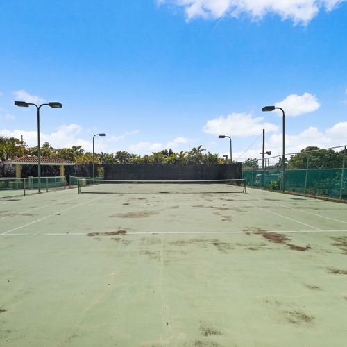 Get active with our on-site tennis court - perfect for some friendly competition or solo practice.