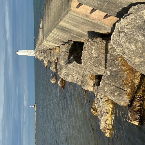 Area photos:  the frankfort pier and lighthouse