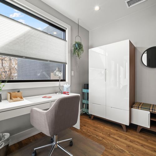 Workspace with a view, ideal for remote work.