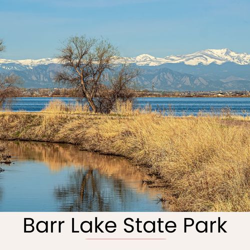 Visit the barr lake state park just a short drive away!