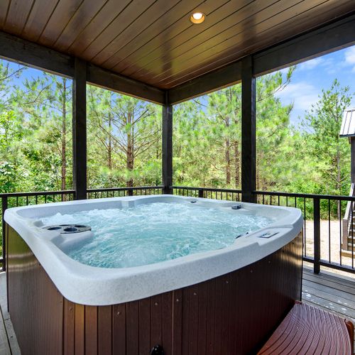 A luxury hot tub!