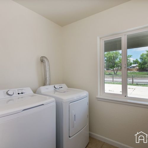 There's a laundry room off the kitchen with a full-size washer and dryer. Detergent and essentials are provided during your stay.