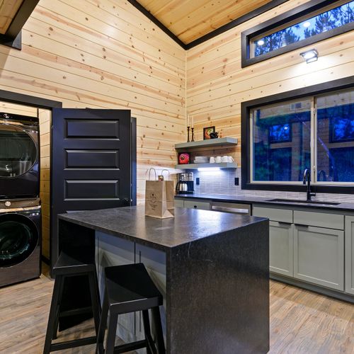 A washer and dryer are available for guest use!