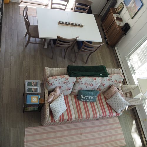 Living room (looking from balcony)