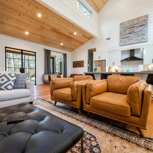 Luxury lounge seating.