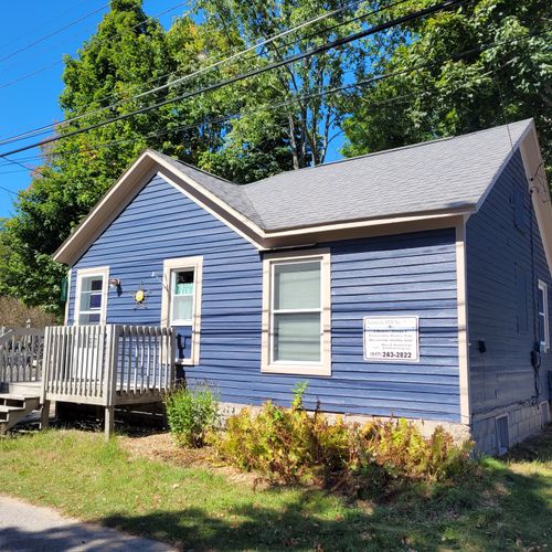 Overall:  the front of the house from another angle.