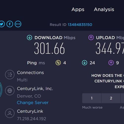 Wifi available at super speeds - 300 mbps+
