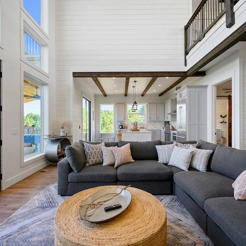 The open floor plan allows you to never be out of reach.