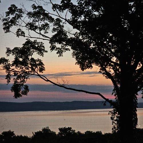 Exterior:  a beautiful sunrise on crystal lake