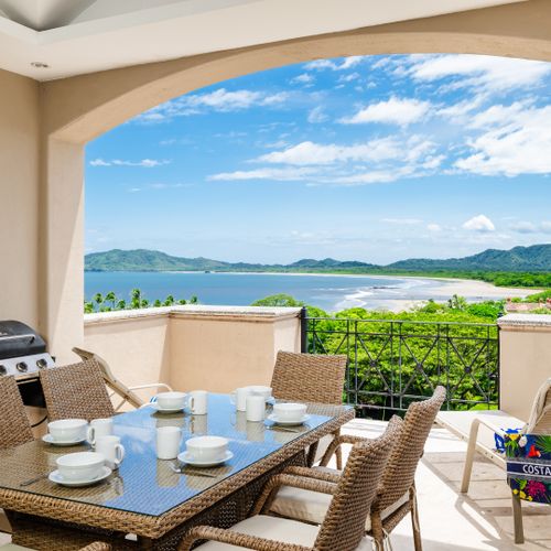 Enjoy a meal or an afternoon in the sun on your private balcony