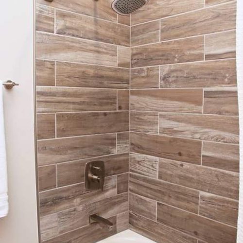 Second hall bathroom w/ a shower & tub combo for a relaxing soak.