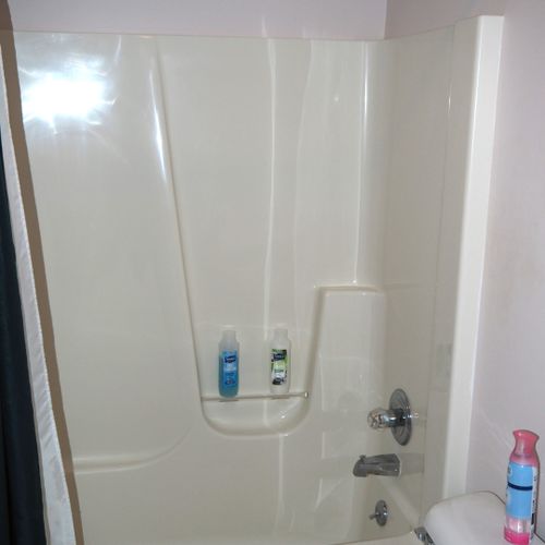 Bathroom #2 (lower level):  full bathroom on the lower level.