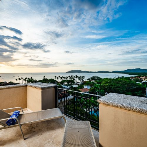 Enjoy the sunset from your very own private balcony