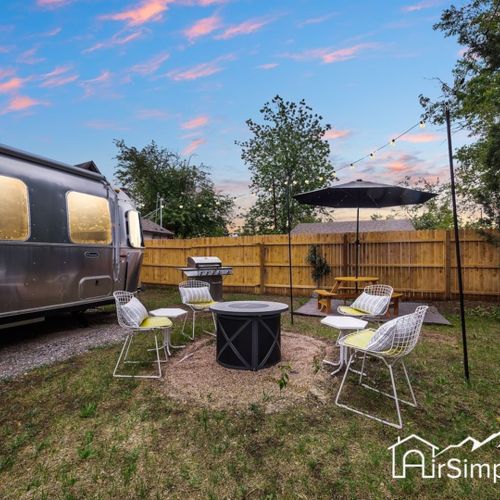 Gather around the fire pit for s'mores and stargazing. Enjoy your own private oasis in this picturesque apple orchard setting.