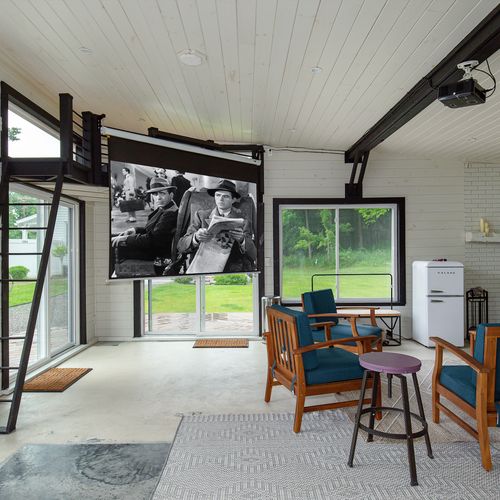 Host a movie night in The Hideout!