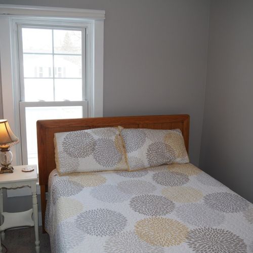 Bedroom #1:  on main floor with a full-size bed.