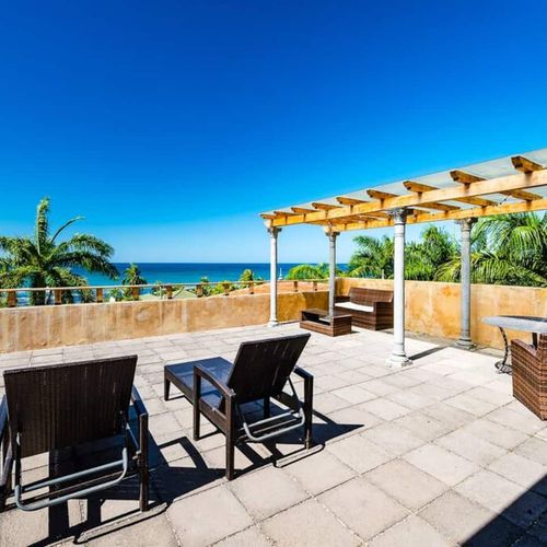 open sky roof terrace