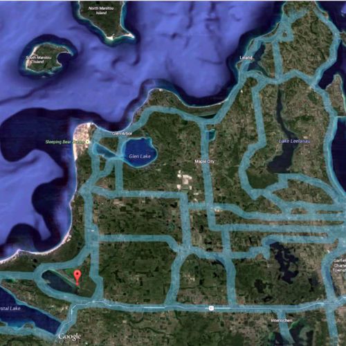 Exterior:  a high-level map showing where the property is located.