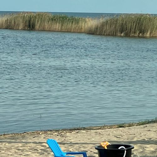 EXTERIOR:  The lakefront at the property