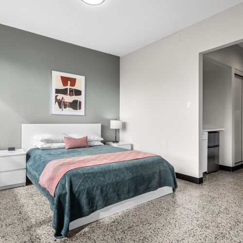 Settle into a cozy and inviting bedroom designed for your utmost comfort, ensuring you wake up feeling refreshed and ready to explore.