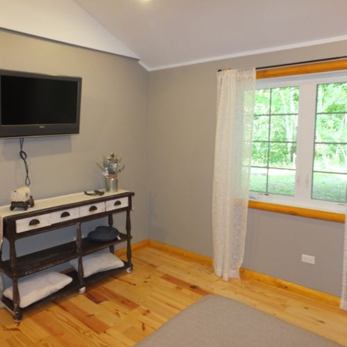 Bedroom #3:  another view, showing the windows that look out into the back yard.