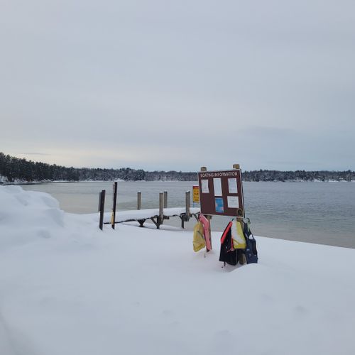 Overall:  bear lake in winter