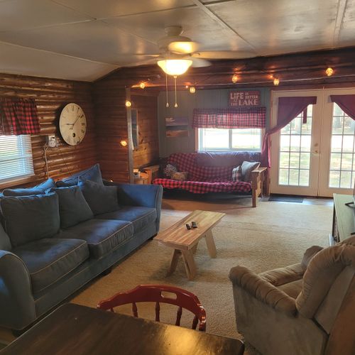 Overall:  the very comfy and cozy living room