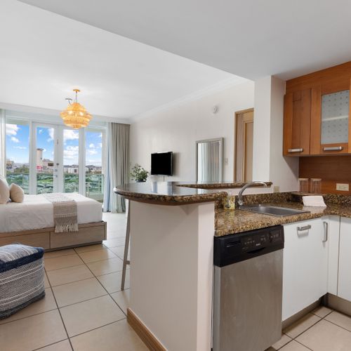 Your culinary haven awaits, with a well-appointed kitchen designed for ease and enjoyment.