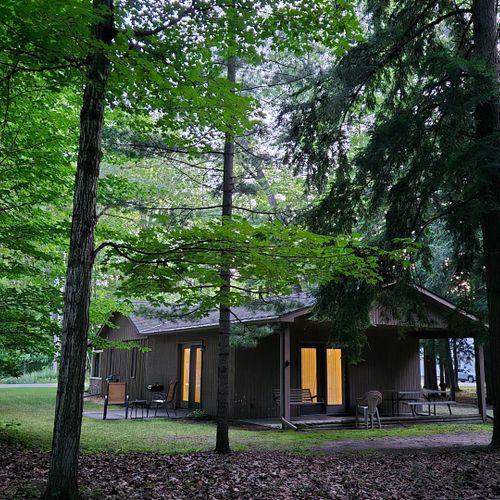 Exterior:  another view of the exterior of the cabin.