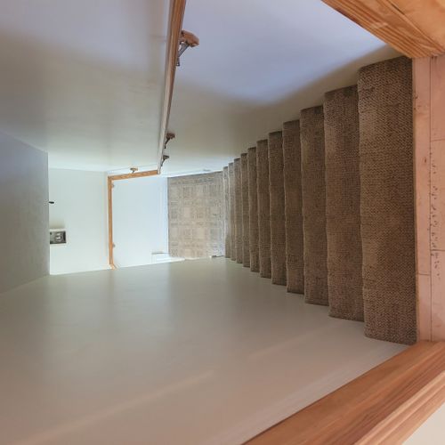 Stairs:  these are the stairs down to the lower level.