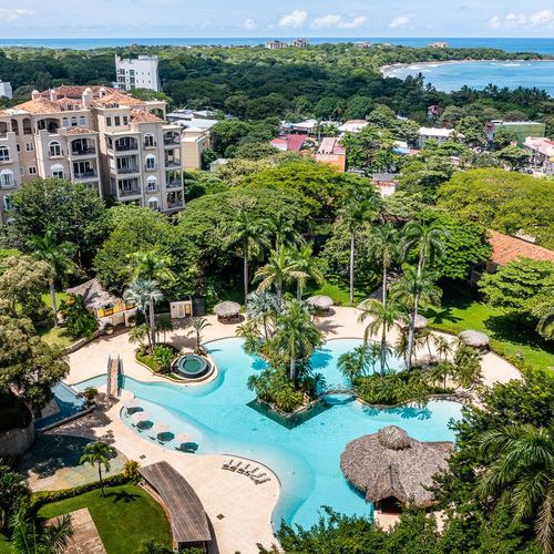 The Matapalo condos are located right across the street from the beach, downtown Tamarindo