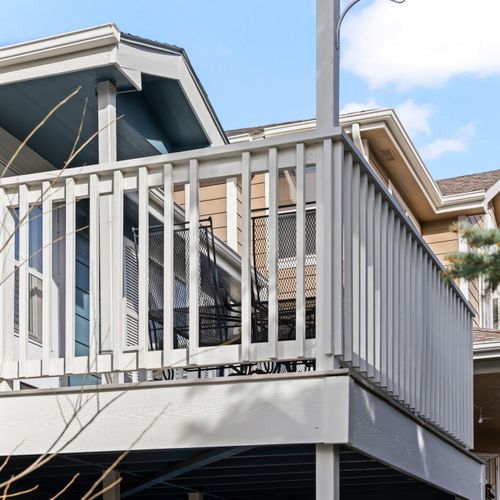 Private balcony extending your living space outdoors